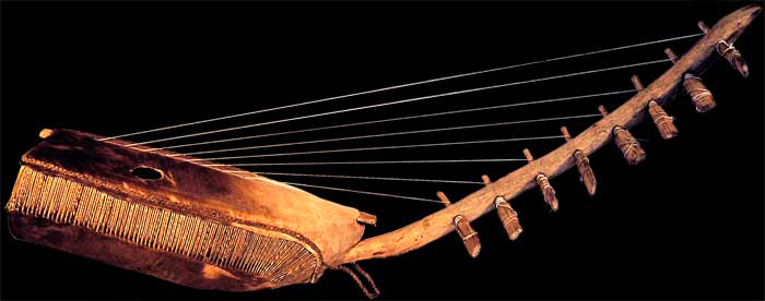 Ekidongo, harp from Uganda