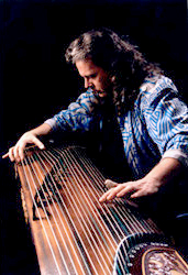 Raine-Reusch playing the Chinese guzheng